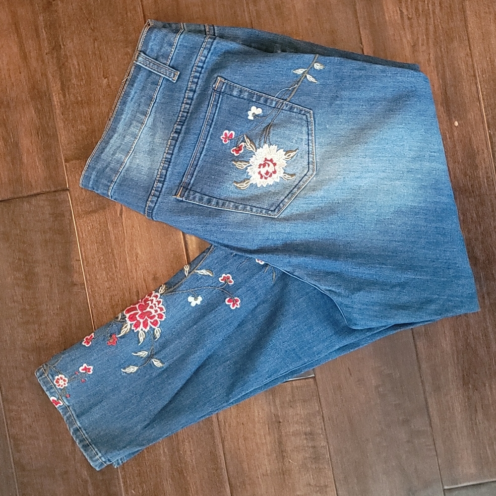 Sandpiper Floral Jeans